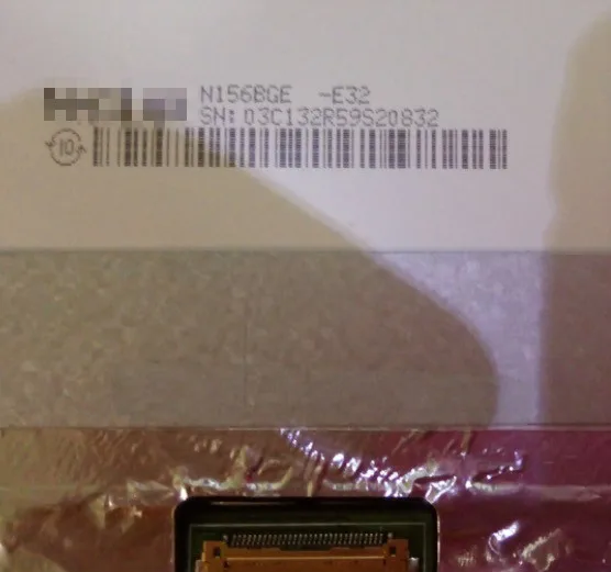 Тонкий светодиодный ЖК экран для ноутбука матрица HD 1366*768 30pin eDP N156BGE E32 матовый с