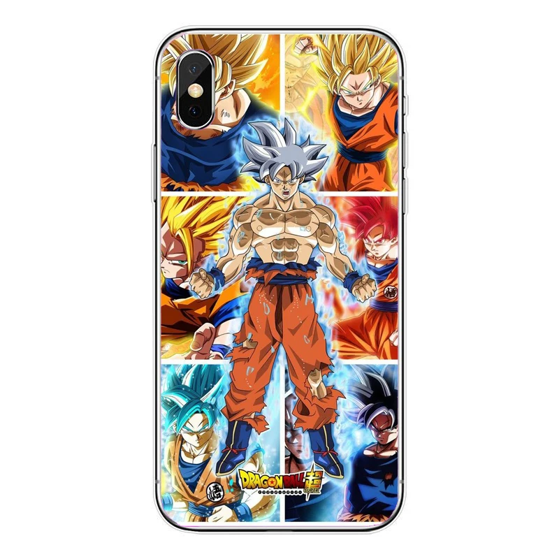 Манга комиксы Dragon Ball z goku Жесткий ПК чехол для iPhone 7 6 6s 8 Plus 5 5S SE X Coque