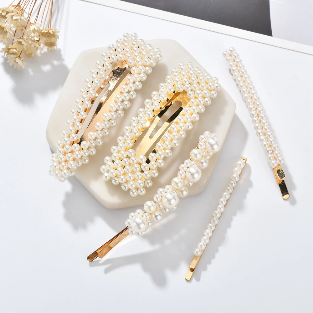 1 шт. заколка для волос с искусственным жемчугом|Украшения волос| |