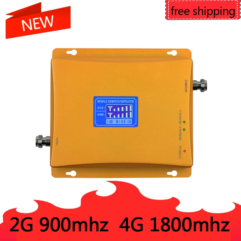 GSM 900 DCS LTE 1800 (полоса 3) 4G усилитель сигнала мобильного телефона 70 дБ усиление 2G