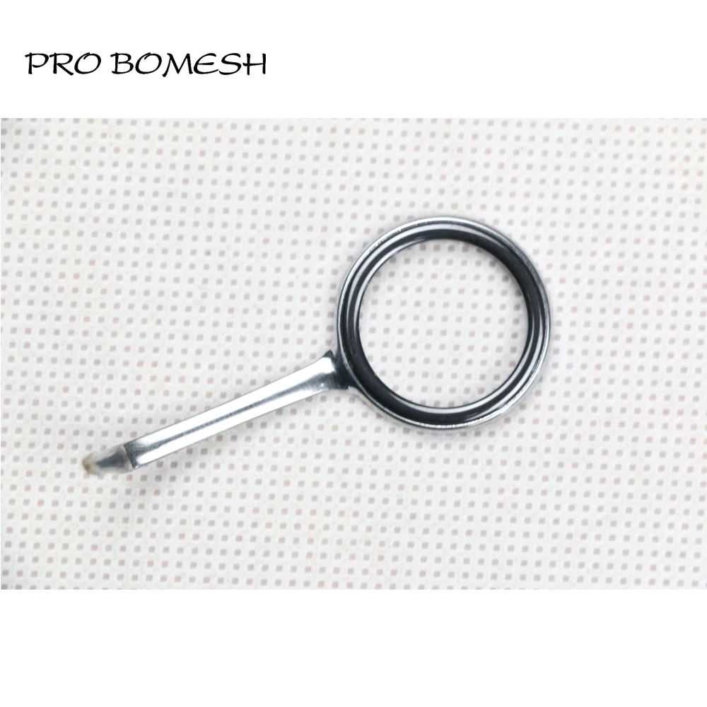 Pro Bomesh 5 шт./комплект, направляющая для спиннинга 8#12#16#25# SIC кольцо из нержавеющей стали, направляющая DIY, бас-штанга, изготовленная на заказ, строительный аксессуар