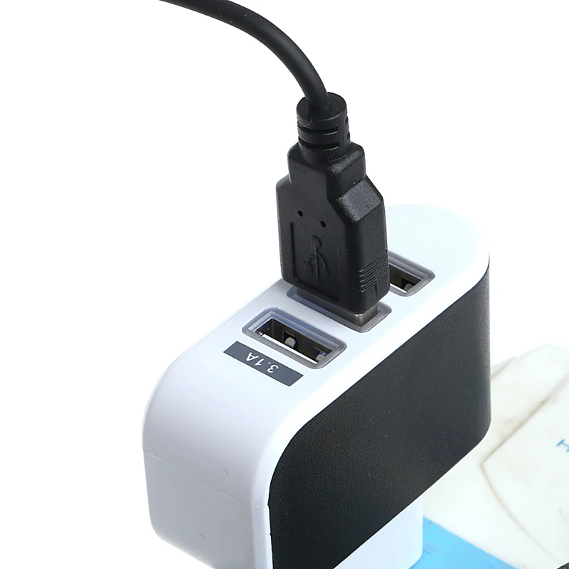 Тройной USB-порт для дома и путешествий зарядное устройство переменного тока