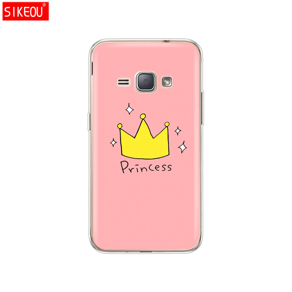 12074 Мягкий ТПУ чехол для Samsung Galaxy J1 J120 J120F SM-J120F задняя крышка 360 полная защитная Печать Прозрачный чехол цветок - Цвет: 12074