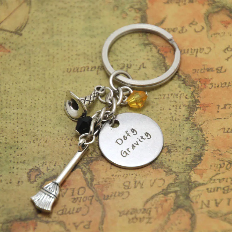 12 шт злой музыкальный вдохновленный брелок defy gravity Elphaba Glinda Wicked брелок|keyring
