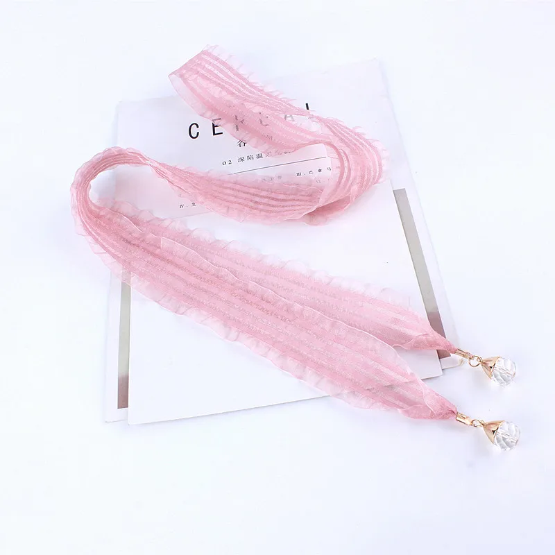 Модный женский шелковый шарф юбка шнурок с бахромой на талии черного