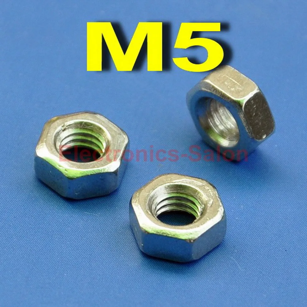 

( 500 pcs/lot ) M5 Metal Hex Nuts