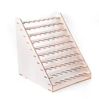 Деревянный органайзер для татуировок, бутылок для краски, стеллаж для демонстрации, подставка для кистей, эпоксидная модель для хранения микроблесток, инструмент #1