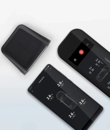 Xiaomi 70mai TPMS автомобильный монитор давления в шинах Солнечный USB Двойная зарядка приложение управление 4 встроенный датчик s система с автомобильным датчиком