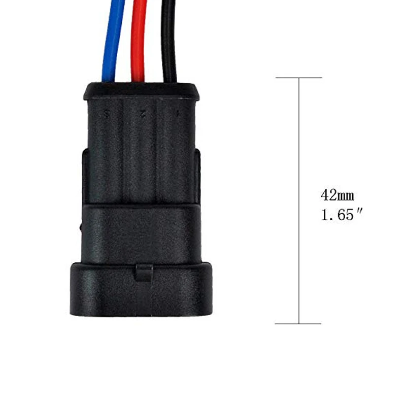 5 комплектов 3 контакта 18 AWG автомобильный фоторазъем комплект розеток провод
