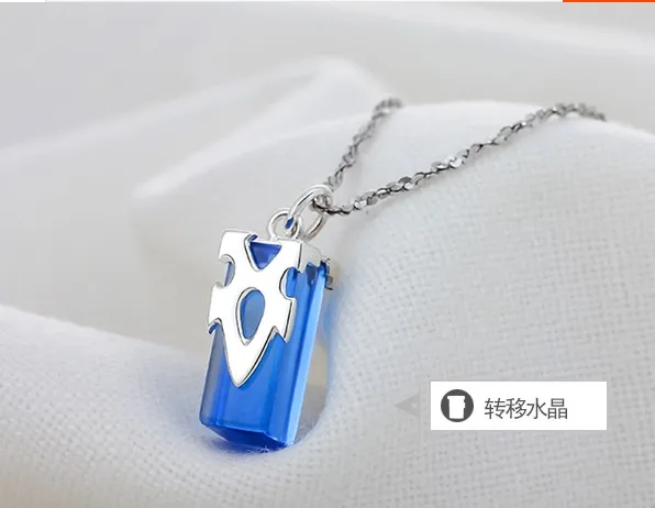 Меч искусство онлайн передача ожерелье с подвеской со стразами серебро 925 пробы в