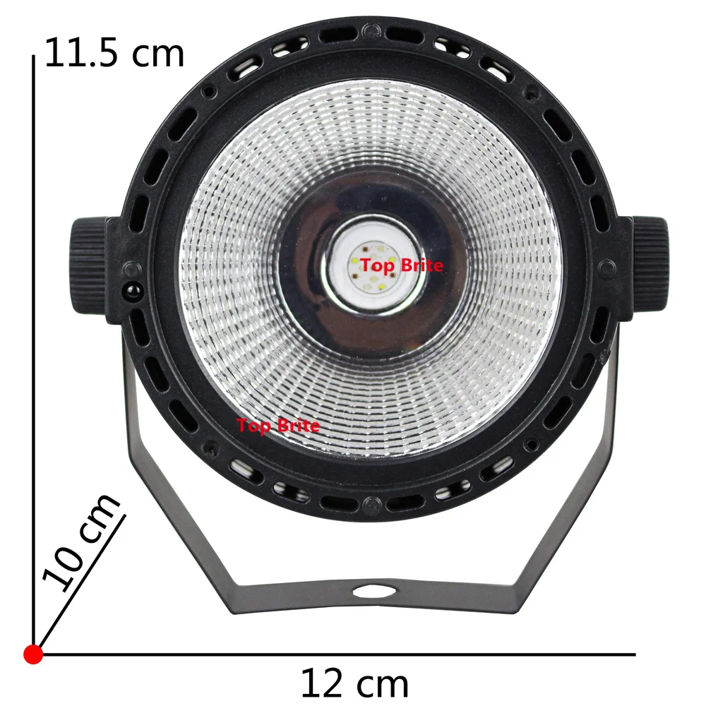 4 шт./лот Светодиодный прожектор COB 30 Вт RGBW Quad Color High Power Plastic DJ DMX с эффектом