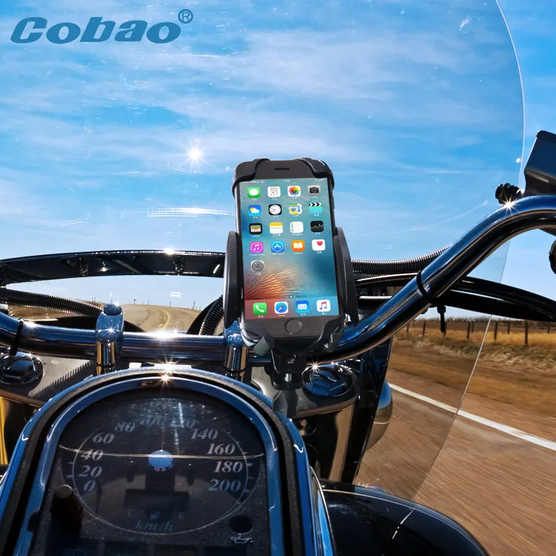 Cobao Bicycle Phone Holder Handlebar Bike 360 Adjustable Motorcycle For iPhone Samsung Huawei Xiaomi | Мобильные телефоны и