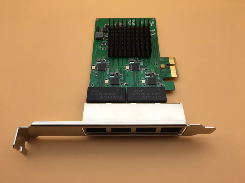 4 порта гигабит Ethernet сетевой адаптер карты PCI E X1 четыре RJ45 интерфейс RTL8111 чипсет