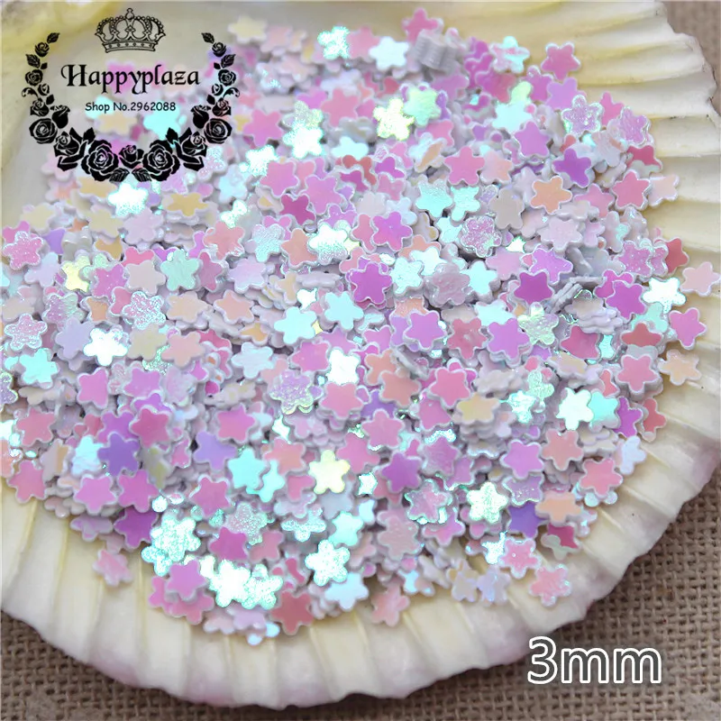 10000pcs/pack 3mm Multicolor Shiny AB Mini Flower Loose Sequins Paillettes Crafts Sewing/Nail Art DIY Accessories | Дом и сад