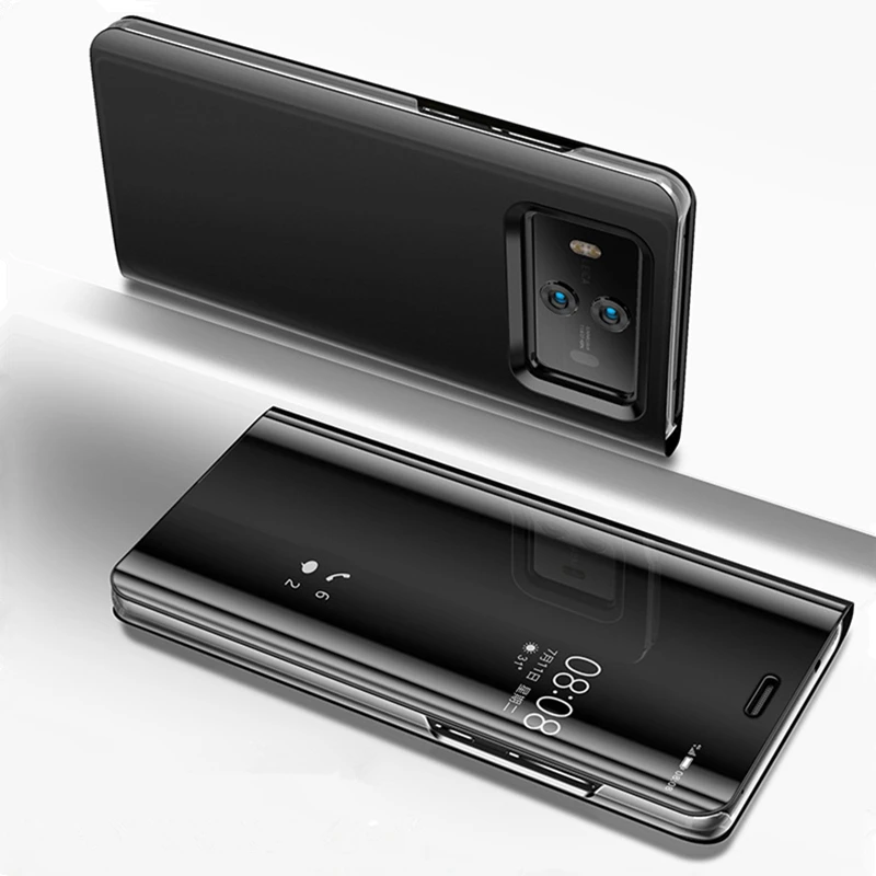 Чехол для HUAWEI Mate 30 20 10 9 Pro Honor 8 оригинальный зеркальный прозрачный чехол книжка P20