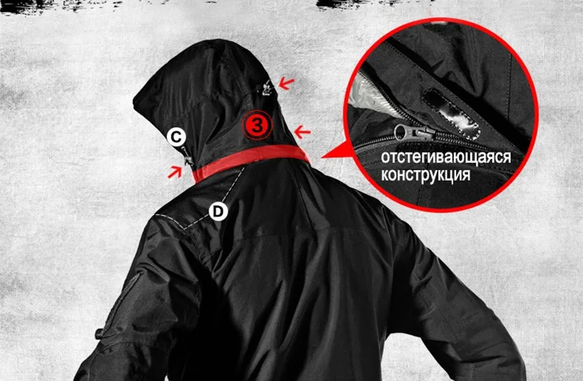 FREE SOLDIER тактическая куртка “Буря” с самостоятельной мастеркой-подкладкой износостойкая, воздухопроницаемая, водоотталкивающая, теплосохраняющая Локальная