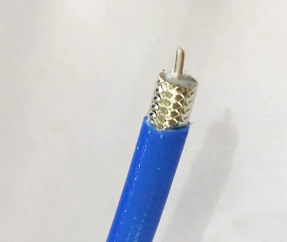 1 м 3 фута RG401 RG 401 синий кабель провода полугибкий RF коаксиальный 50 Ом|5 wire cable|cable