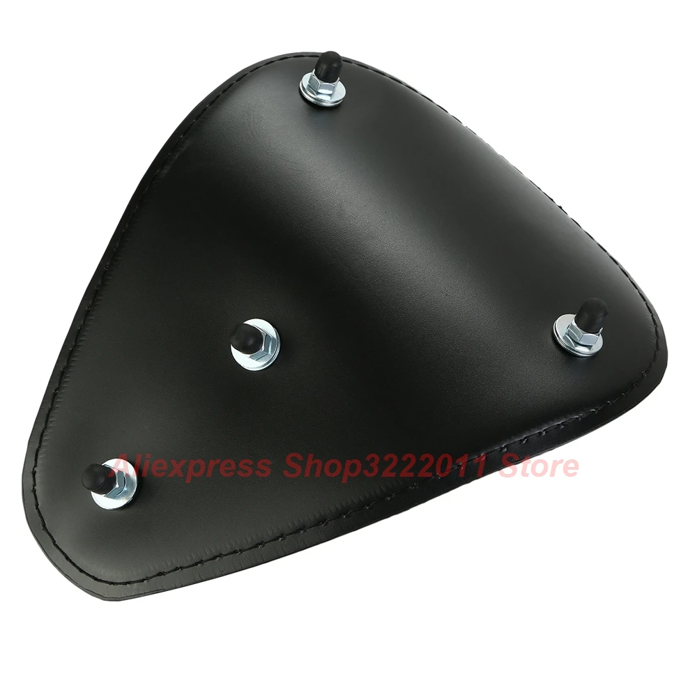 Для Harley Sportster Bobber Chopper Honda Yamaha Kawasaki Suzuki коричневый кожаный чехол для сиденья + 3