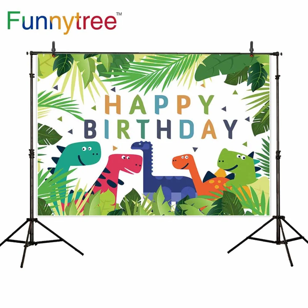 Фотофон Funnytree для студийной фотосъемки сафари день рождения динозавр вечеринка