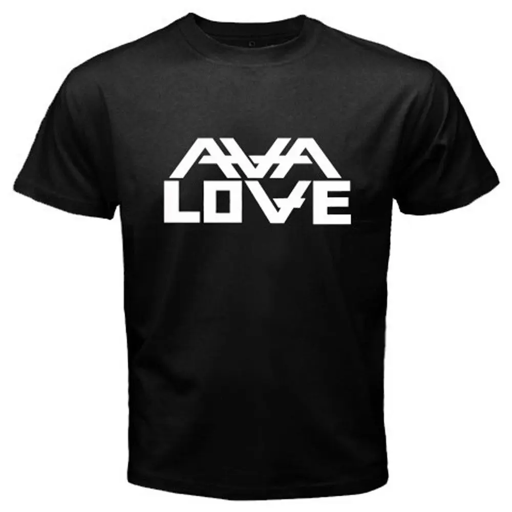Gildan New AVA LOVE * ANGELS AND AIRWAVES Логотип рок группы Мужская черная футболка Размер S 3XL|black