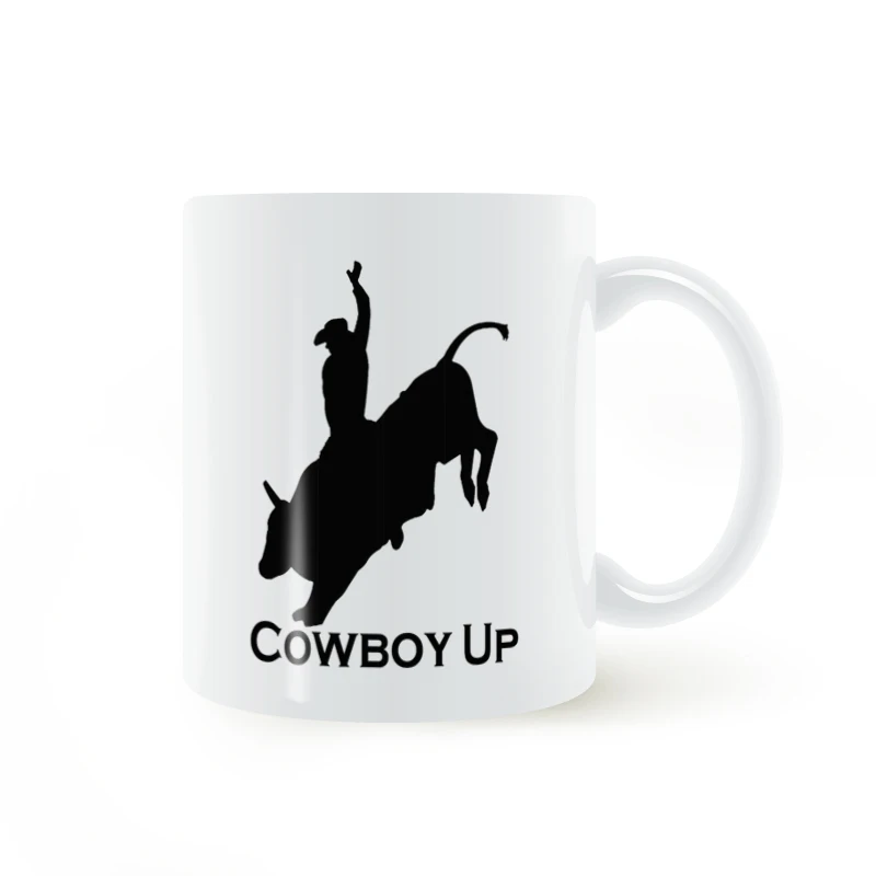 Ковбойские Up Country конь ковбой фермы быка верхом кружка Кофе молоко Керамика чашки творческий DIY подарки Домашний Декор Кружки 11 унц. t663