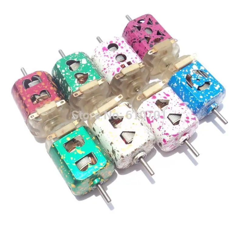 1Pc AFF-130 Multicolour Toy Motor Four Drive Strong Magnetic High Speed Random Color | Обустройство дома