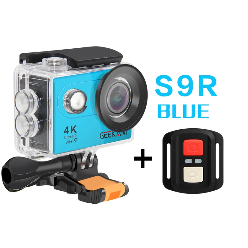 GK-S9R Blue GEEKAM S9R/S9 Экшн-камера Ultra HD 4 K/10fps WiFi 2," Подводный Водонепроницаемый шлем видеокамера s Спортивная камера - Цвет: GK-S9R Blue
