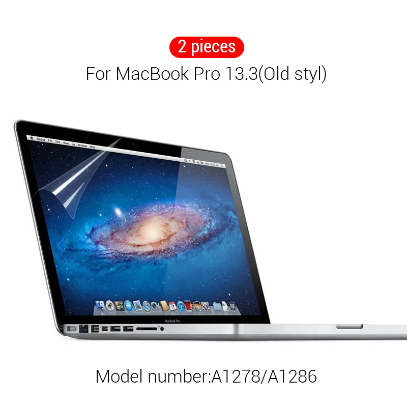 PZOZ защитная плёнка для экрана ноутбука для Apple Macbook Mac Book Pro 13 Модель A1706 A1708 экранная пленка прозрачная PE мягкая защитная пленка - Цвет: Model A1278 A1286