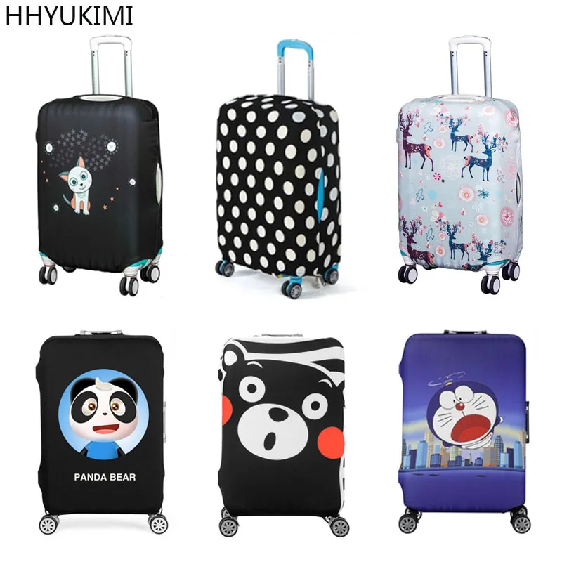 Чехол для чемодана HHYUKIMI эластичный путешествий 20 29 дюймов|luggage dust cover|luggage protective