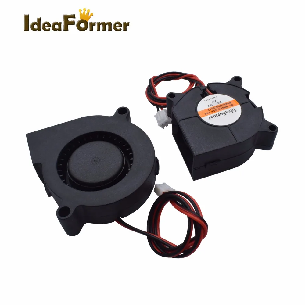 3D принтер Reprap запчасти Вентилятор охлаждения 2 Pin Dupont 50x50x15 мм/40x40x20 мм вентилятор 12 В/24 В с подогревом нити печать охлаждения