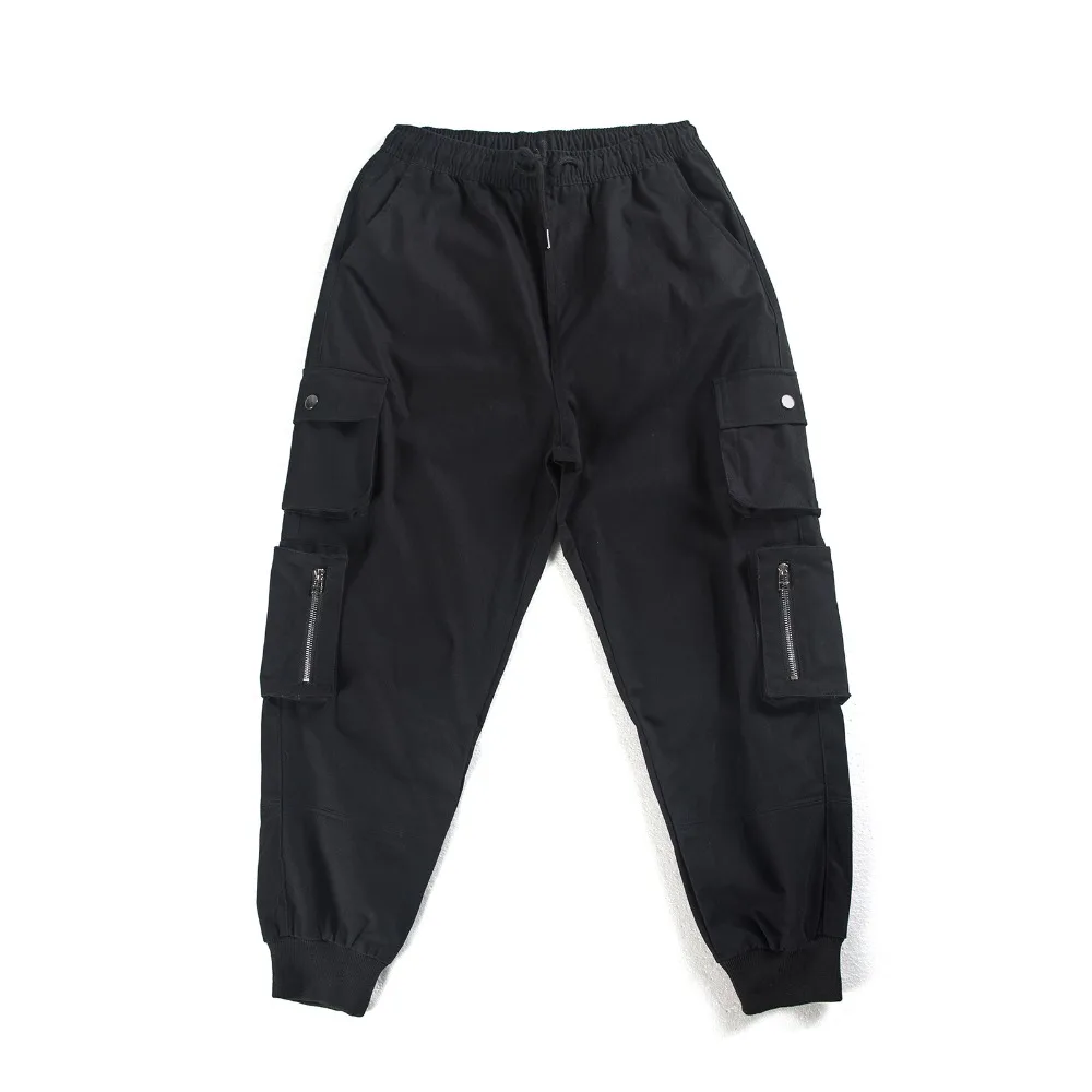 

New arrivals Multi-pocket men jogger high street cargo casual pants loose street ankle length pants drop shipping ABZ116