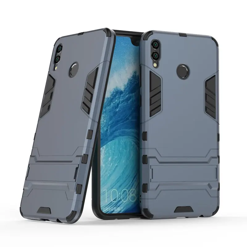 Армированный противоударный чехол для huawei Honor 8X Max 3D Shield PC + силиконовый телефона