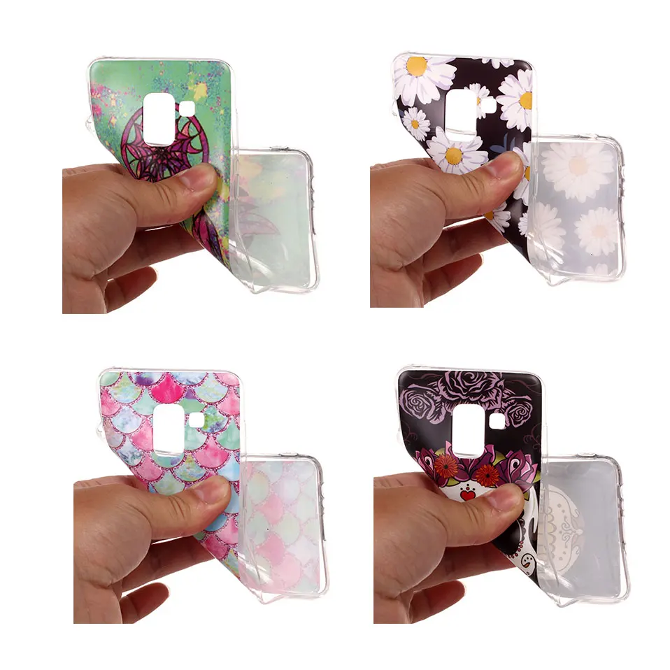 Phone Case For Galaxy A6 A8 Plus 2018 TPU Cases Samsung A5 A3 2017 Silicon Soft Covers EU Coque Housing |