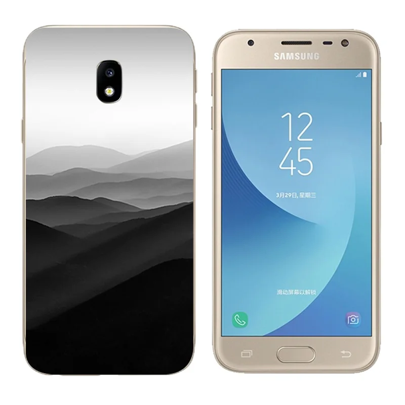 Чехол для телефона Samsung Galaxy J3 2017 J330F Pro (версия ЕС) чехол с принтом персонажа Мягкий