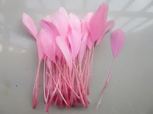 Новинка! Бесплатная доставка продажа красивых гусиных крыло розового цвета 20 шт.