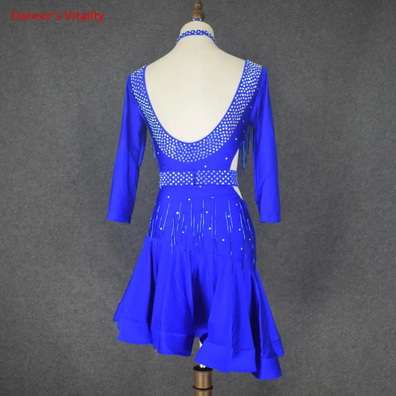

Women Latin Dance Dress Diamond Women Ballroom Dancing Dresses Latin Dance Costume Dance Latin Dresses Tango Dress Samba Dresss