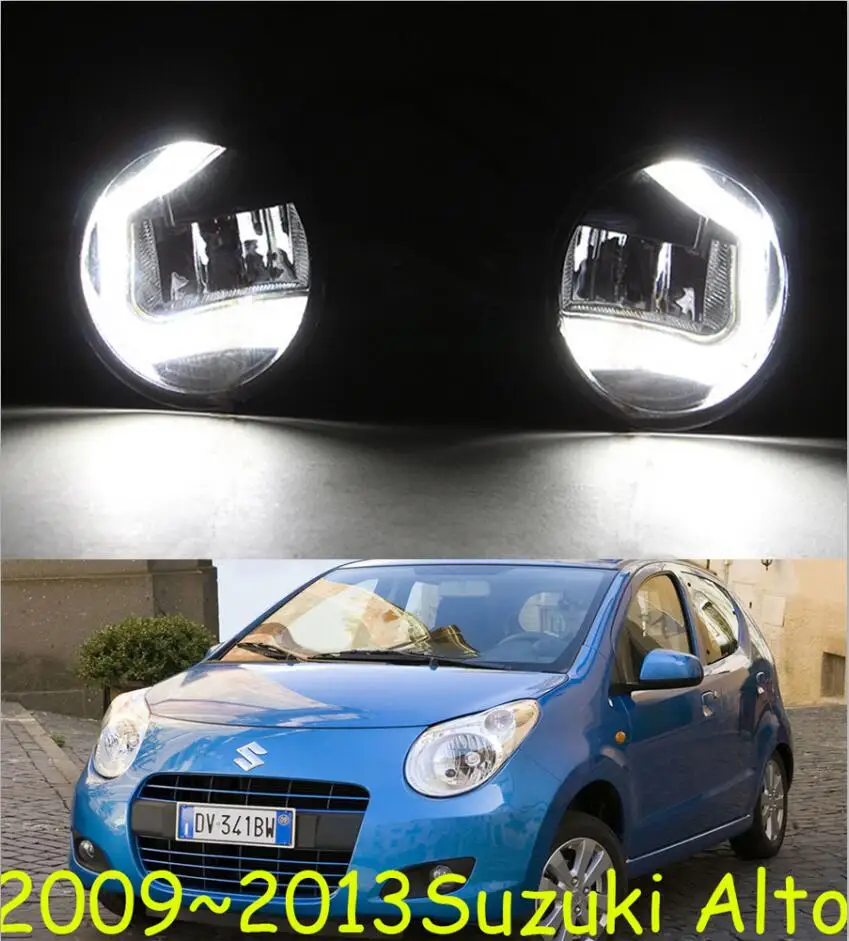 Автомобильный бампер, лампа на головной светильник Suzuki SX4, Дневной светильник светодиодный, автомобильные аксессуары, лампа дневного света для противотуманных фар SX4