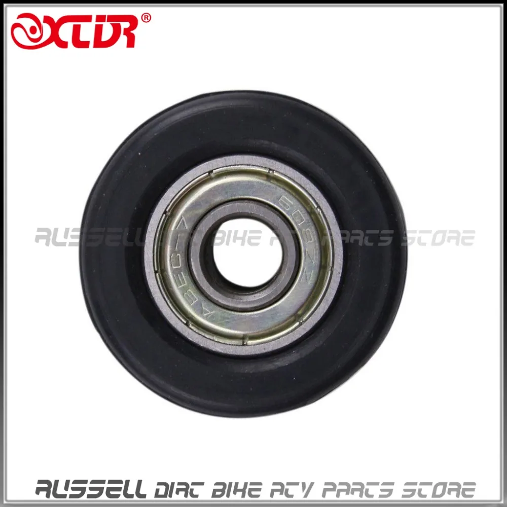 8 мм 10 черный цепной шкив натяжитель ролика для моторизованных Dirt Pit Bike мотоцикл pro