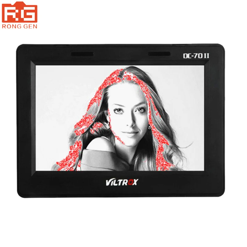 VILTROX DC 70II 4K 7 &quotHD 1024x600 Clip on ЖК дисплей монитор HDMI порт подключения типа c: совместим