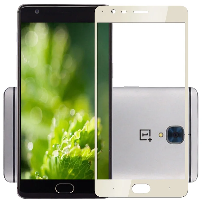 9 H жесткий 2.5D Arc край Полный Экран протектор Закаленное Стекло Плёнки для OnePlus
