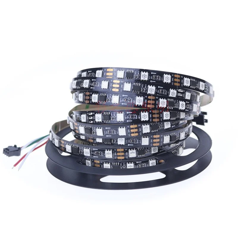 Светодиодный 1 м DC12V WS2811 полосы света RGB доступный 30 48 60 s/M Водонепроницаемый IP67/не