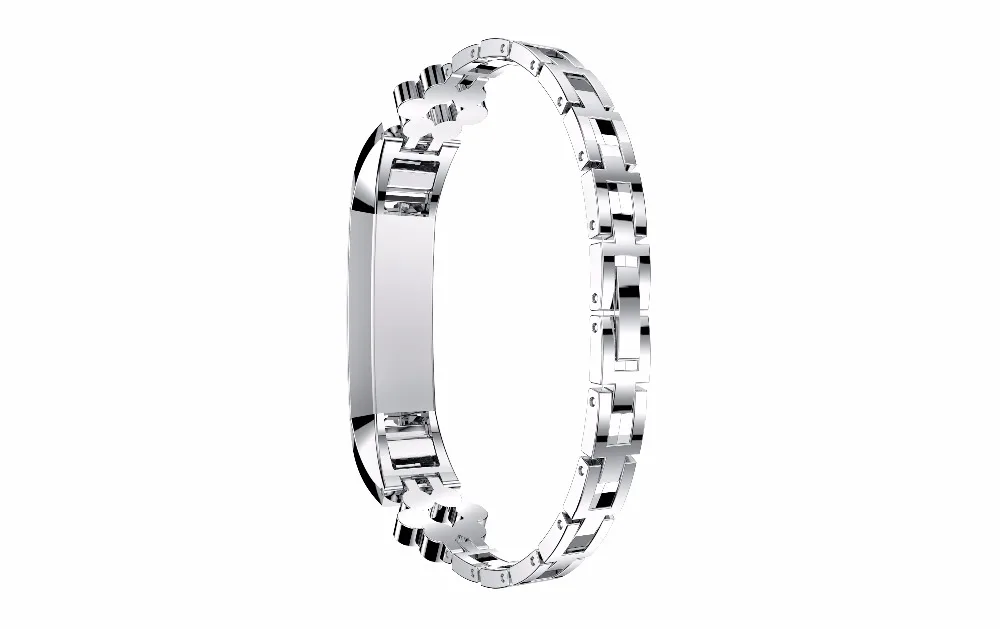 Цветок Нержавеющая сталь часы ремешок для Fitbit Alta HR Ремешок Для Fitbit Alta Correas де reloj Браслет Ремни