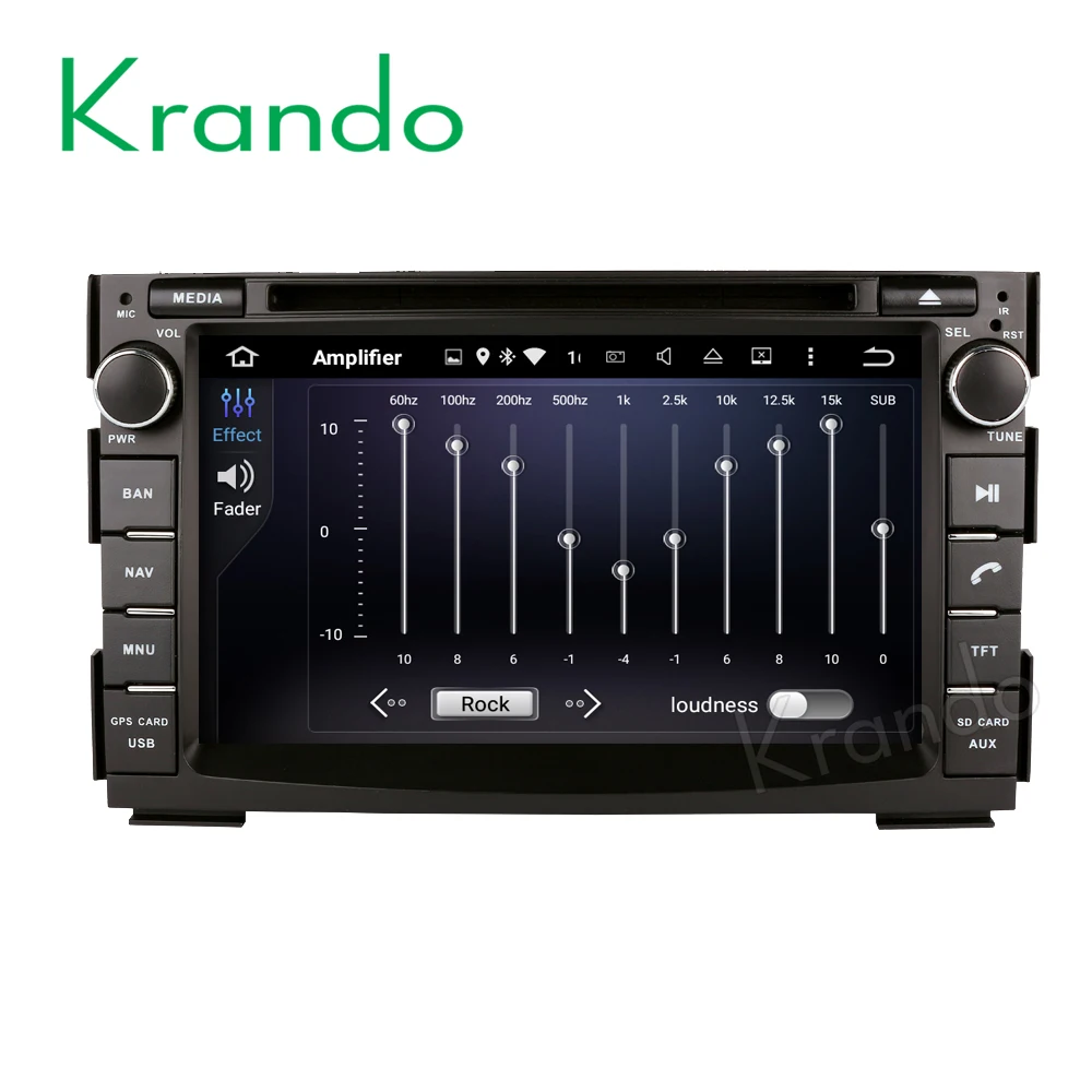 Gps навигатор Krando Android 9 0 7 дюймов для kia ceed 2006 2012 мультимедийная система Wi Fi 3G BT DAB