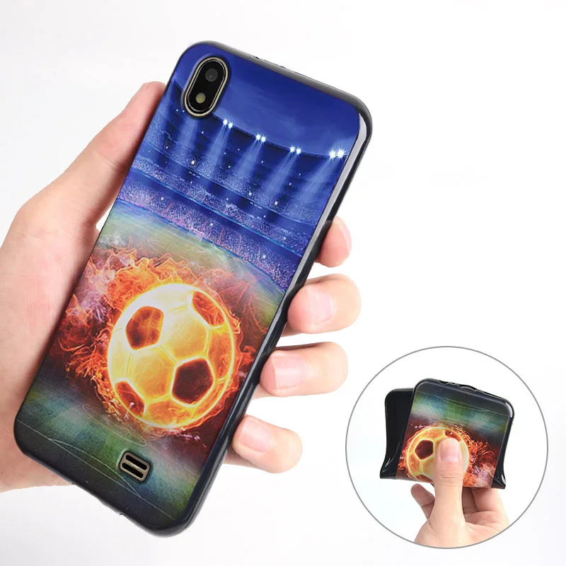 Силиконовый чехол для Prestigio Wize Q3 мягкий телефона задняя крышка из ТПУ защитный