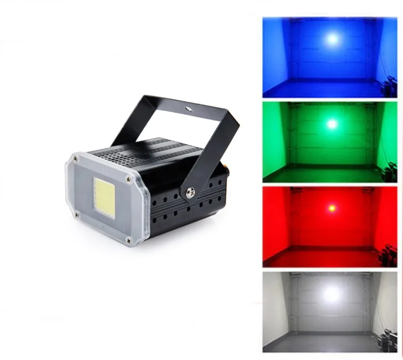 

New Hot RGB Color 20W KTV room bar lights Strobe flash lighting LED sound strobe light Compact stage Party flash LED
