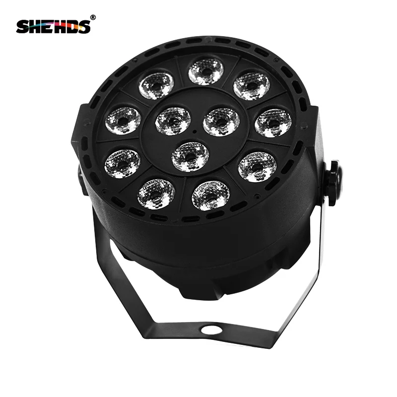 Black body Светодиодный Par 12x3W RGBW светодиодный сценический светильник Par Светильник с DMX512 для диско DJ Проектор машина вечерние украшения SHEHDS этап светильник Инж - Цвет: Black body