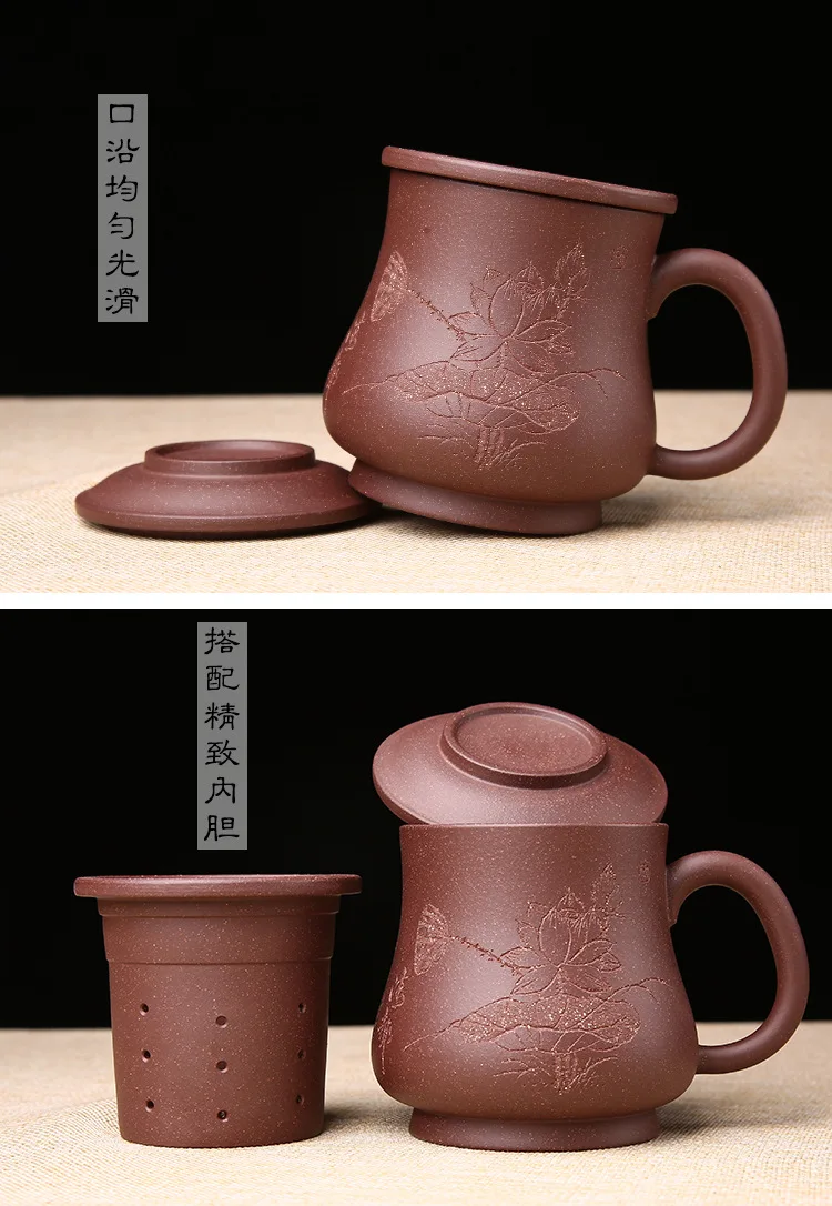 Емкость чайного горшка Yixing емкость пистолета с песком чайник из фиолетовой глины