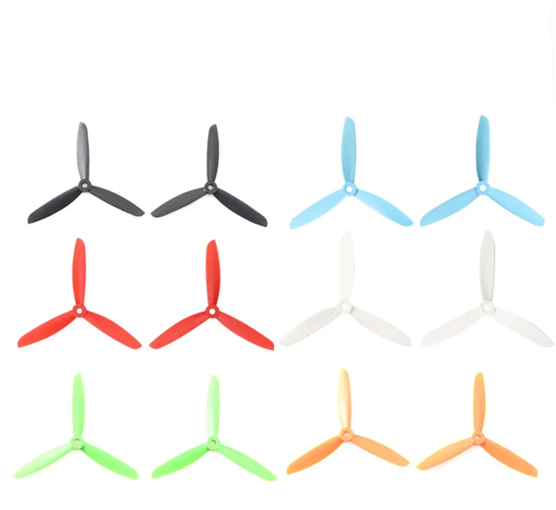 4 пары/8 шт. Gemfan 3 лезвия 5x4 5 дюйма Стекловолоконный нейлон CW CCW Propeller 5045 5045R для мини