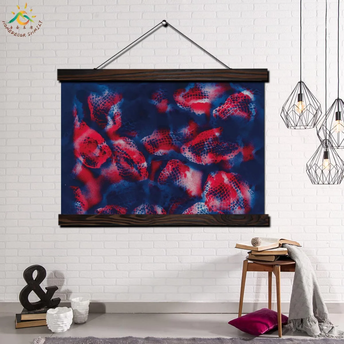 

Red Fish Animal Modern Canvas Art Prints Poster Wall Painting Scroll Painting Artwork Wall Art Pictures Home Decoration