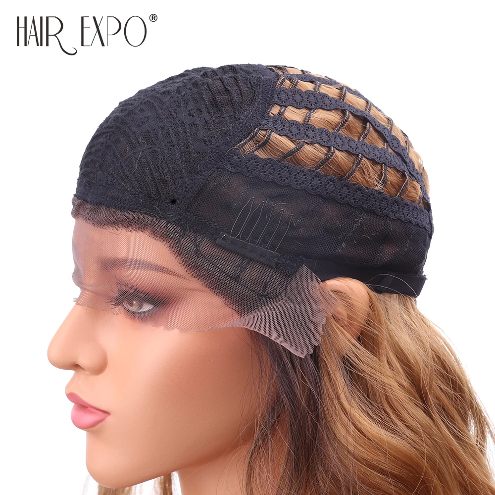 24 дюйма длинные волнистые синтетические Синтетические волосы на кружеве парик афро-американском стиле черный парик Синтетические волосы на кружеве волосы Expo город